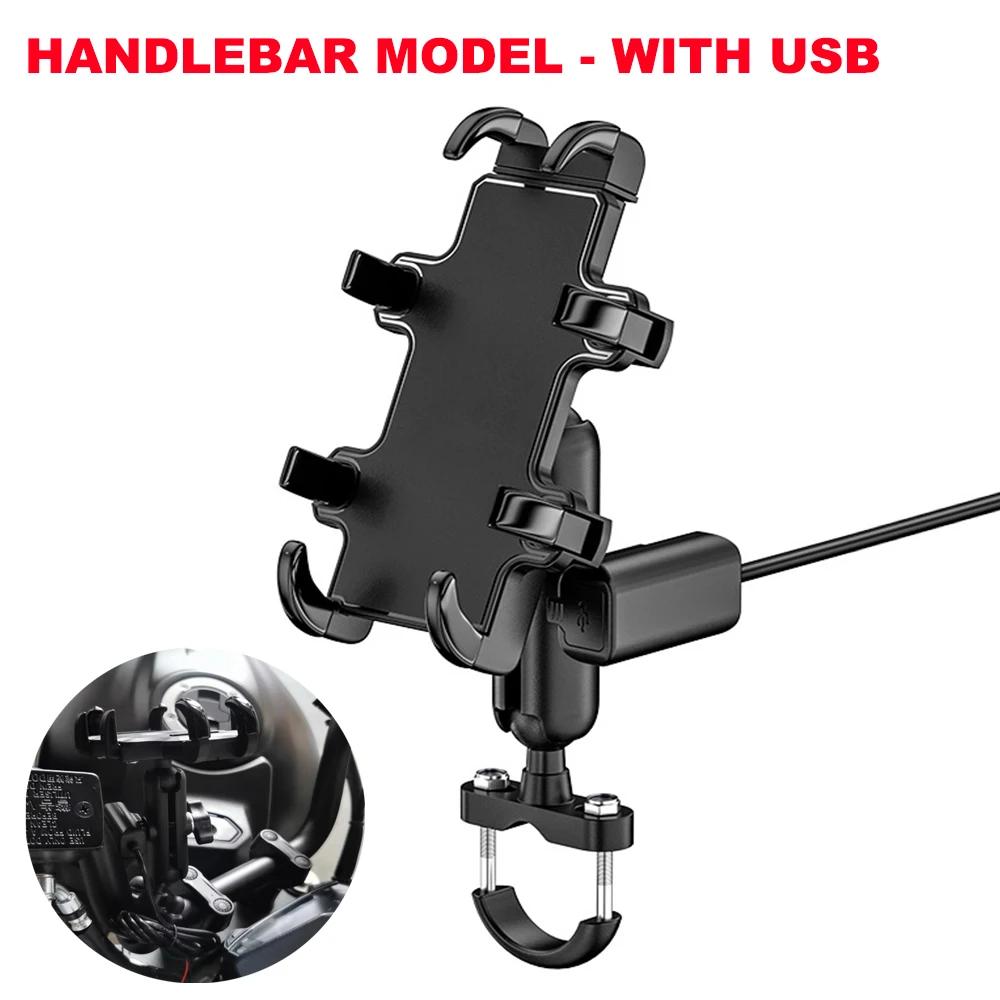 Motorcycle Accessories For Loncin VOGE 300 RALLY GY Side Bag Phone Navigation Bracket Crash Block Handlebar Riser Cushion Cover