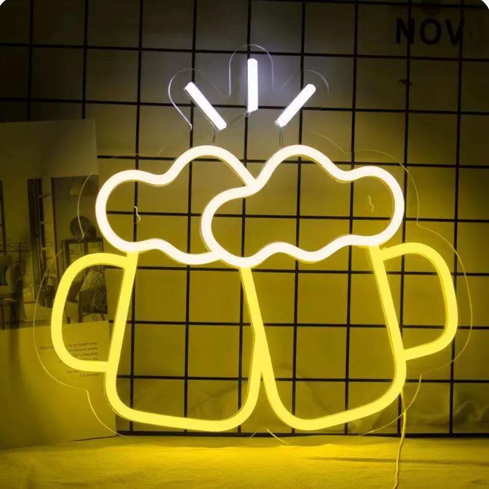 Neon Game Console Crown Bear Claw LED Light – Decorative Net Celebrity Mood Light