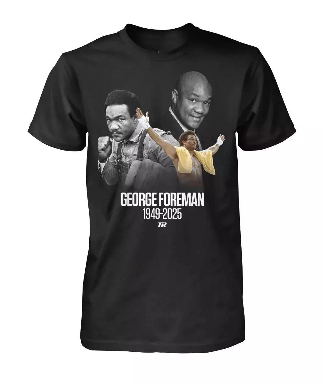 George Foreman 1945-2025 Shirt Boxing Icon George Foreman t shirt L