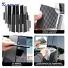Car Window Door Column B C Pillar Post Trim Stickers For Toyota RAV4      2024 2025 Glossy Black Accessories