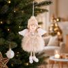 Holiday Decor Cute Plush Angel Doll Christmas Ornament, Small Fairy Decoration Pendant, Tree Hanging for Party Accessories