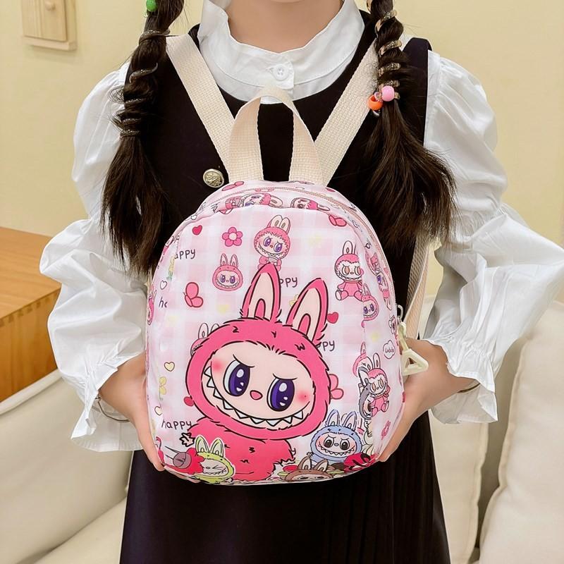 Backpack Featuring Kids Patterned Print Padded Shoulder Travel Straps