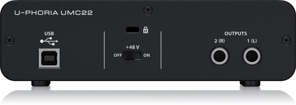 Behringer umc22 - interfejs usb