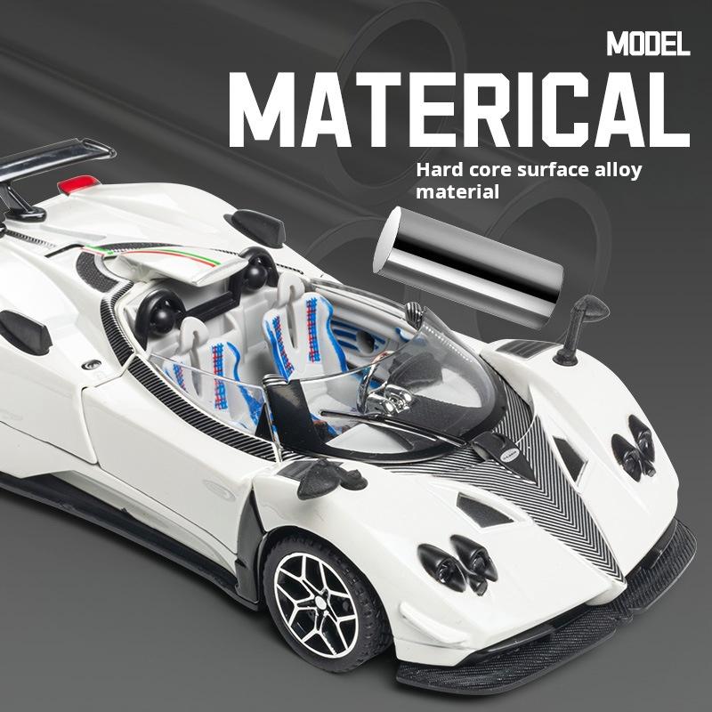 1:32 Pagani  Alloy Sports Car Model Diecast Metal Racing Vehicle Model Simulation Sound and Light Kid Toy Gift