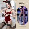 New Sexy Lingerie Bunny Sexy Onesie Chest Pad Garter Belt Open Crotch Uniform Temptation Set 711