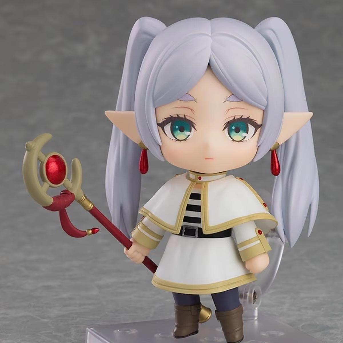 Chibi Frieren #2367 Frieren Beyond Journey S End Anime Figure Cute Model Desktop Ornament Birthday Gift Toy In Stock