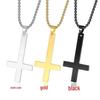 Stainless Steel Inverted Cross Necklace Pendant