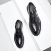 2025 new men's business Brock engraved British formal men's shoes casual soft-soled leather shoes PX16