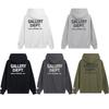 Sudadera con capucha y estampado de letras clásicas Slogan Logo Llama en el brazo Tendencia Sudadera con capucha