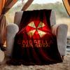 Umbrella Corp Flannel Blanket Soft Warm All-Season Throw, Design for Camping, Car Travel, Hiking Sofa, Bed, Office Perfect Gift for Parties