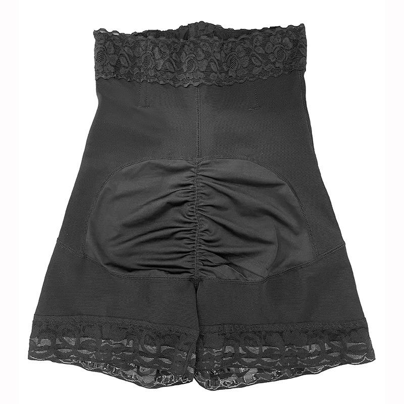 Women High Waist Front Zip Tummy Control Hip Lifting Body Shaping Pants