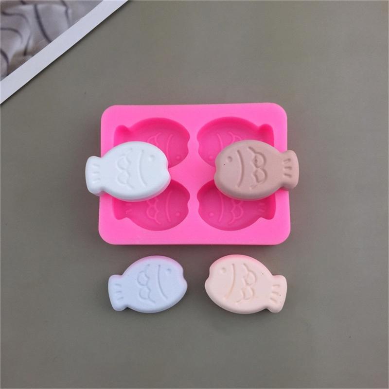 Silicone Candy Molds Baking Supplies Chocolate Molds Fish Shape Cake Decorating Tool Baking Molds DIY Fondant Molds