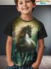 Children's Clothing Boys T-Shirt 3D Horse Print Short Sleeve Fashion Kids Summer Clothes Casual Child Girls Clothing O-Neck Tops
