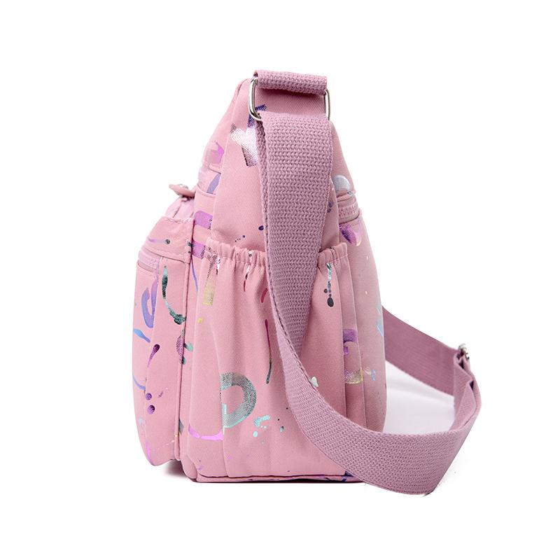 Vícevrstvý tisk Dámská taška přes rameno Módní taška Messenger Voděodolná nylonová taška Oxford Crossbody Kabelky Kabelky Velké tašky