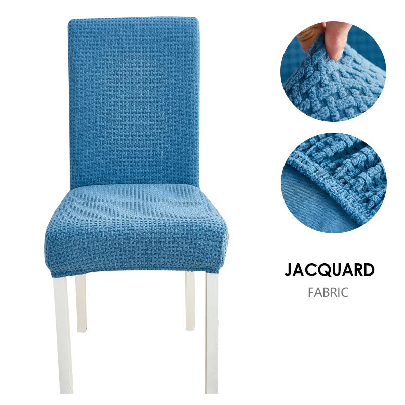Dining Chair Cover Jacquard Parsons Chair Furniture Protector Stretch Chair Covers For Dining Room, Restaurant, Kitchen, Party