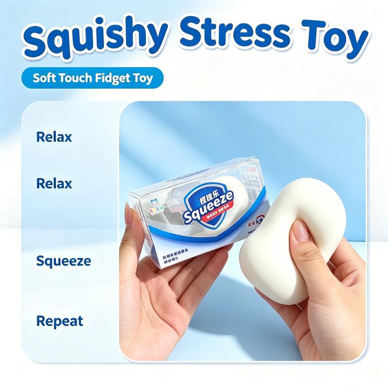 High Quality Soap Ball Squishy Stress Ball Filled Soft Squeeze Fidget Toy Anti-Stress Anxiety Relief Hand Decompression Toy