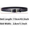 Neuer Damengürtel Klassischer Retro-Mode Nadel Schnallengürtel Hochwertiger Weicher PU Ledergürtel Kombiniert mit Jeansgürtel Damen Taillenband