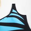 Zebra Print One-Shoulder One-Piece Swimsuit - Slimming Bikini Style