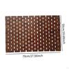 Bamboo Bath Mat Bathroom Rug Sturdy Multifunctional Non Slip Toilet Doormat Shower Pad for Bathrooms