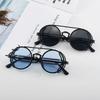 Steampunk Sunglasses Brand High Quality Men and Women Retro Round Pc Frame Sunglasses