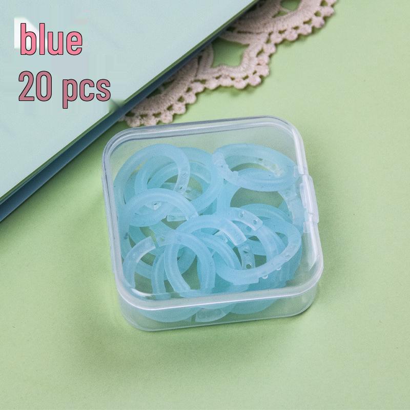 Przezroczyste kółka do segregatora na luźne kartki