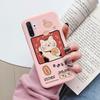 For Samsung Galaxy Note 10 Note10 Plus Cover Cute Cartoons Heart Cat Soft TPU Shockproof Phone Case For Samsung Note 10 Fundas