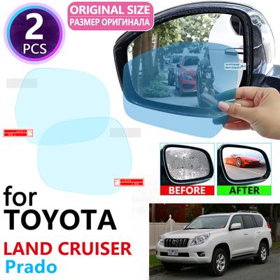 Para Toyota Land Cruiser Prado 120 150 J120 J150 ~2022 Cobertura Completa Película Protetora à Prova de Chuva Anti Embaçante para Retrovisor