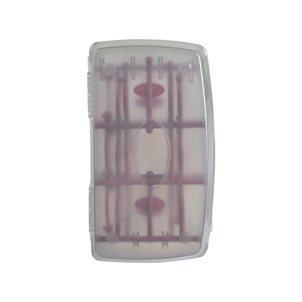 Collapsible Travel Bottle Drying Rack with Cover Portable Bottle Dryer Holder Foldable Box Dustproof Baby Bottle Drying Rack