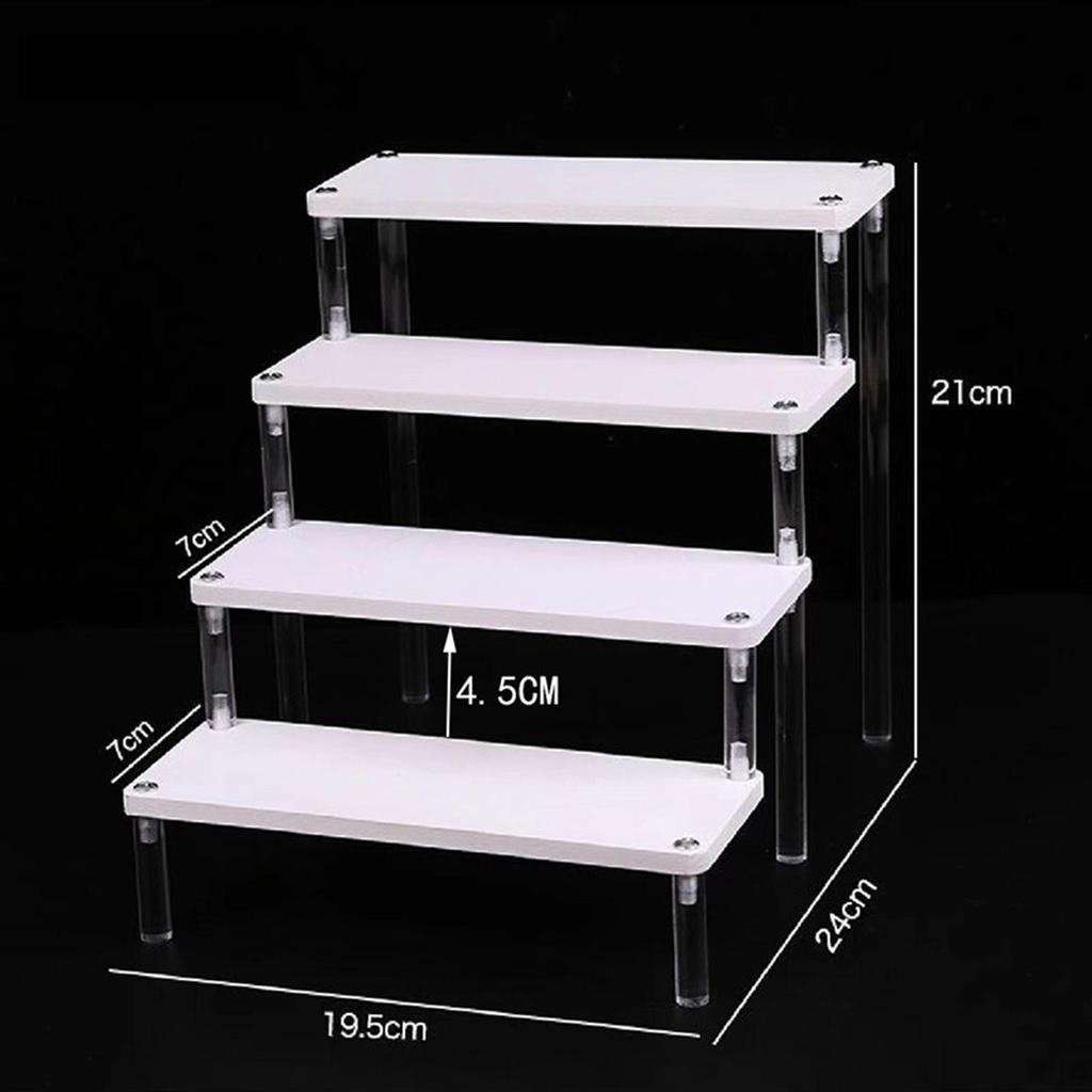 Drewniany stojak wystawowy na figurki, perfumy, lakier do paznokci, organizer do przedmiotów kolekcjonerskich