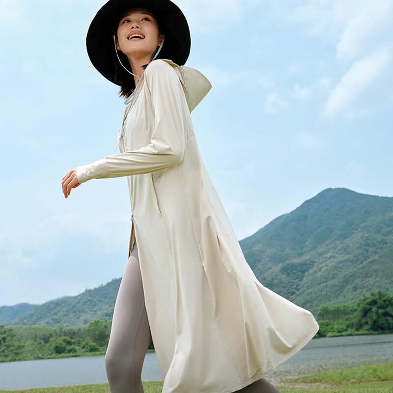 Pelliot Women s Long Ice Silk UPF 50+ Sun Protection Jacket L