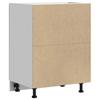 Porto Kitchen Base Cabinet White Particleboard