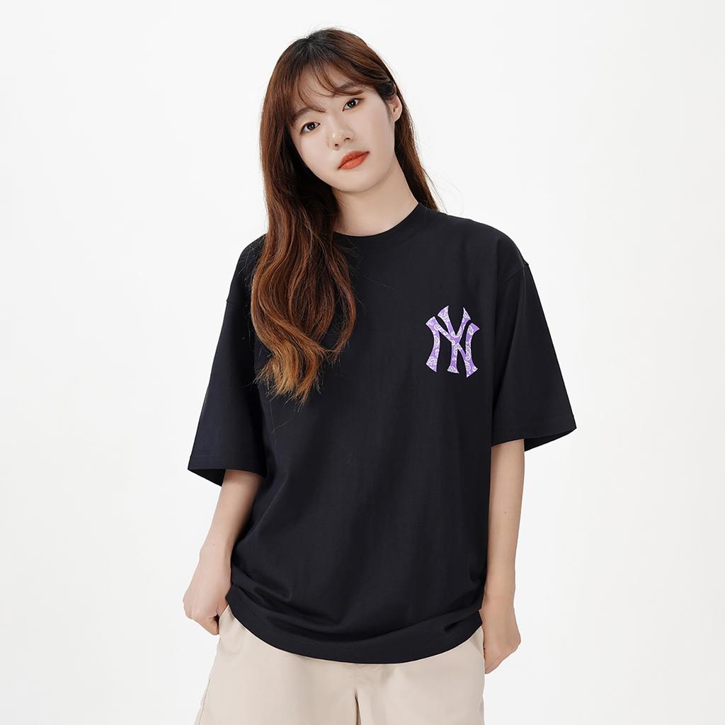 New MLB New York Yankees SS22 T Shirt Unisex Black 3ATS53023-50BKS