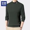 Luomeng Men's Winter Fleece-Lined Mock Neck Pullover Sweatshirt BYB81