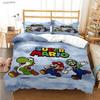Super Mario Duvet Cover Set Comfortable and Warm Bedding Set for Decorating Your Bedroom and Enhancing Home Life for Teens Gifts