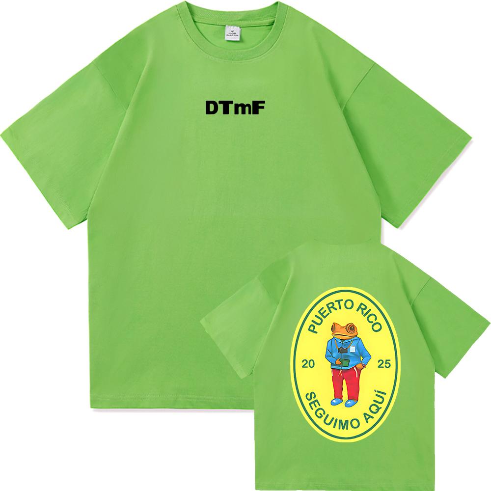 

DTMF Debí Tirar Más Fotos Bad Bunny T Shirt Fashion Men Vintage Funny Frog Tshirt Unisex DeBÍ TiRAR MáS FOToS Cotton Tees Shirts S