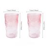 2pcs High Personality Glacier Patterned Creative Water Beer Cup Glacier Patterned Glass Cup Home Juice Beverage Cold Drink Mugs