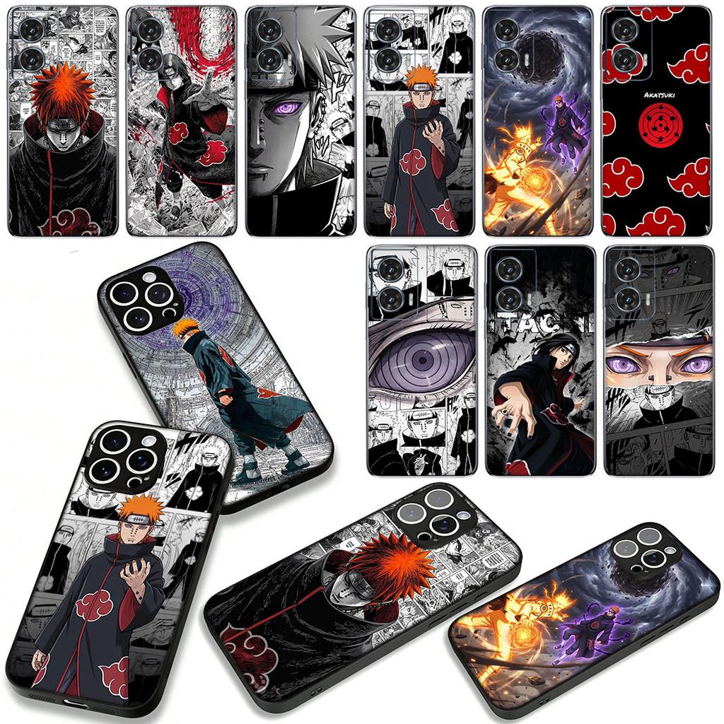 Pain Akatsuki Narutos Itachi Uchiha Case for Motorola Moto G04 G13 G14 g45 G23 G32 G34 G35 G64 G82 G84 G53 G60 G72 E14 E15 E13