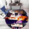 Famous Cartoon NARUTO Protagonist Uzumaki Naruto Round Carpet Soft Home Decoration Anti-slip Door Mat Outdoor Picnic Mat Carpet M7