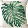 Plant and Flower Pillowcase American Pastoral Linen Pillowcase Cushion Cover Home Sofa Car