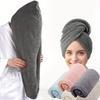 Hurtigttørrende Mikrofiber Hovedtørklæder til Kvinder - Hårtørrende Hætte, Absorberende Ananas Koral Fleece Håndklæder, Fortykket Blødt Hovedtørklæde