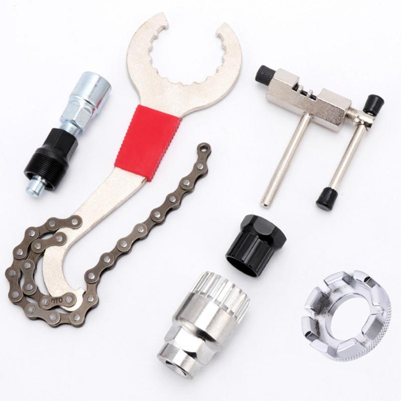 Professionelles Fahrradwartungswerkzeug Schwerer Typ Kurbelabzieher Ritzel Kassetten Werkzeug für Fahrradreparatur Werkzeug