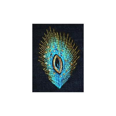 Patch - Ki Sign - Feather - Iron-on - 7x11 Cm - Lace