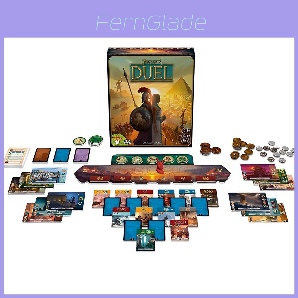 7 Wonders Duel Strategy Board Game For Adults Kids