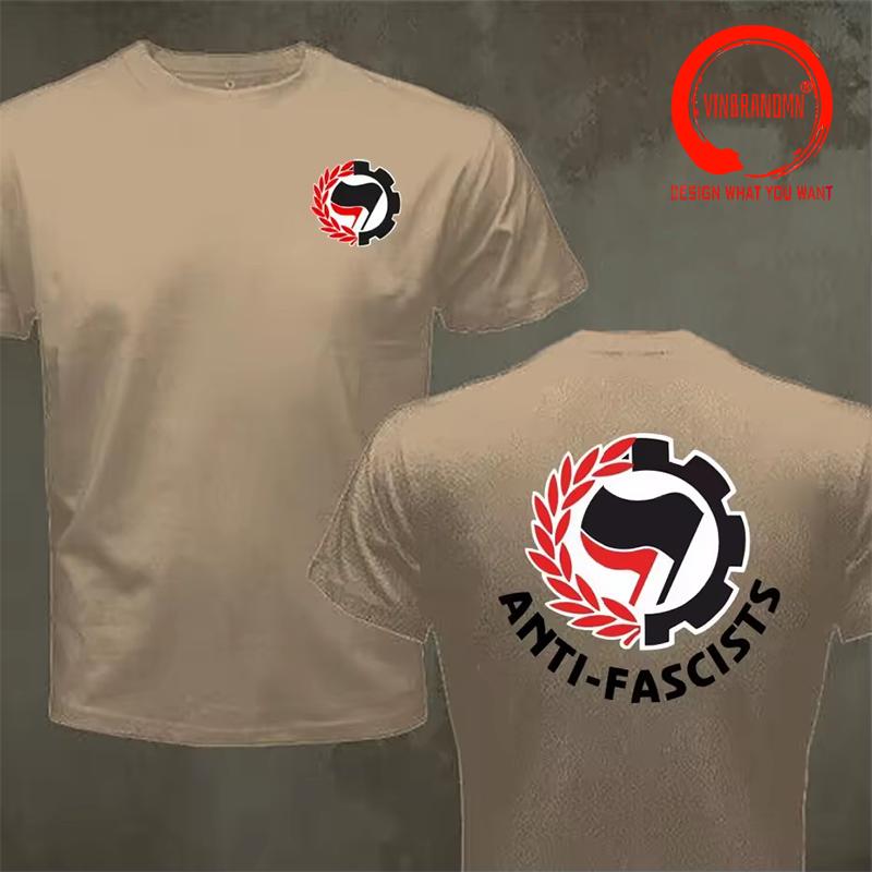 Antifascists Antifa T Shirt Unisex Fashion Trendy Casual Clothing Stylish Tops Tee Shirt Leisure Tshirt Unisexs Cotton Tshirt