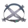 grey knitted fabric hanging sweatband for abs hard hats