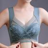 Sujetadores para mujer Ropa interior inalámbrica Bralette para dormir Una pieza Soild Color Brassiere Ligero y delgado Sin alambre Cómodo chaleco sin costuras de encaje