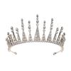 New style crown bridal tiara luxurious and elegant shiny rhinestone crown wedding dress accessories for women
