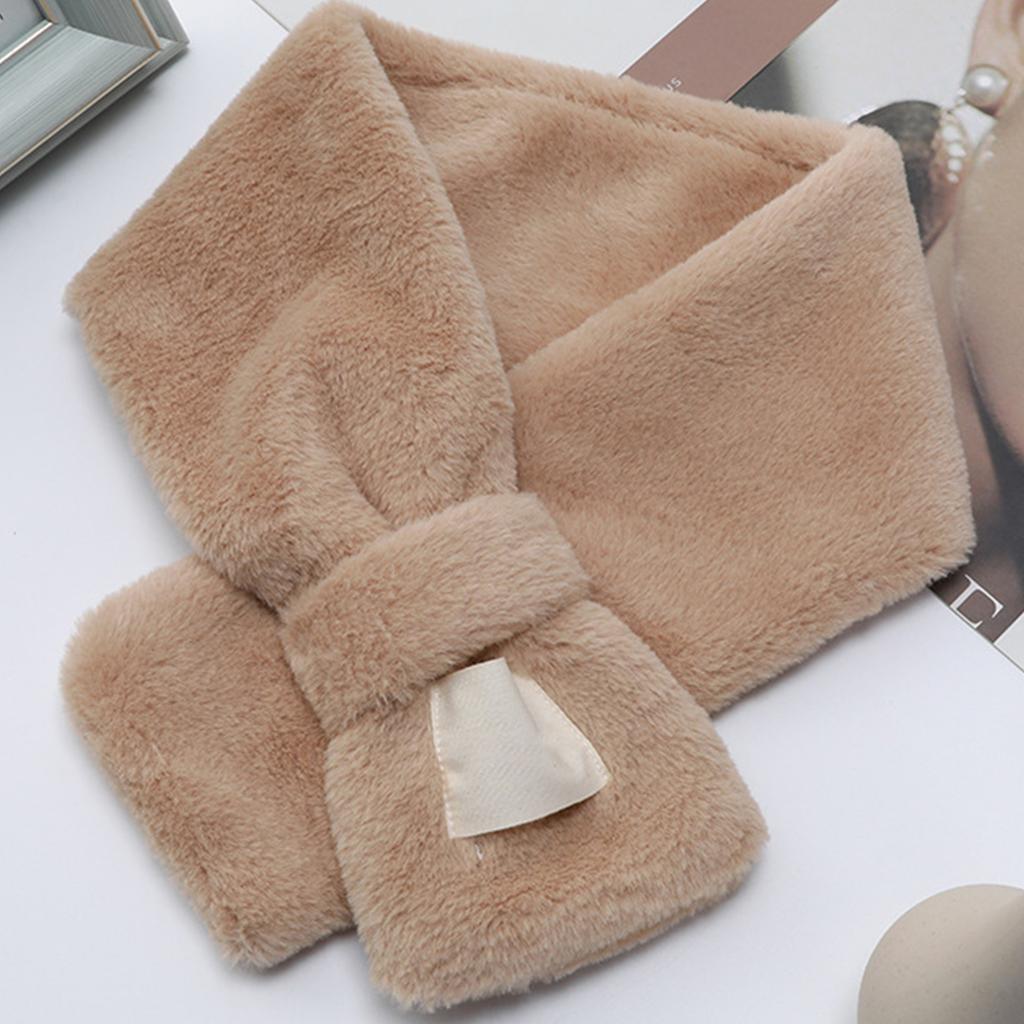Ladies' Fashionable Thickened Warm And Trendy Imitation Super Warm Scarf