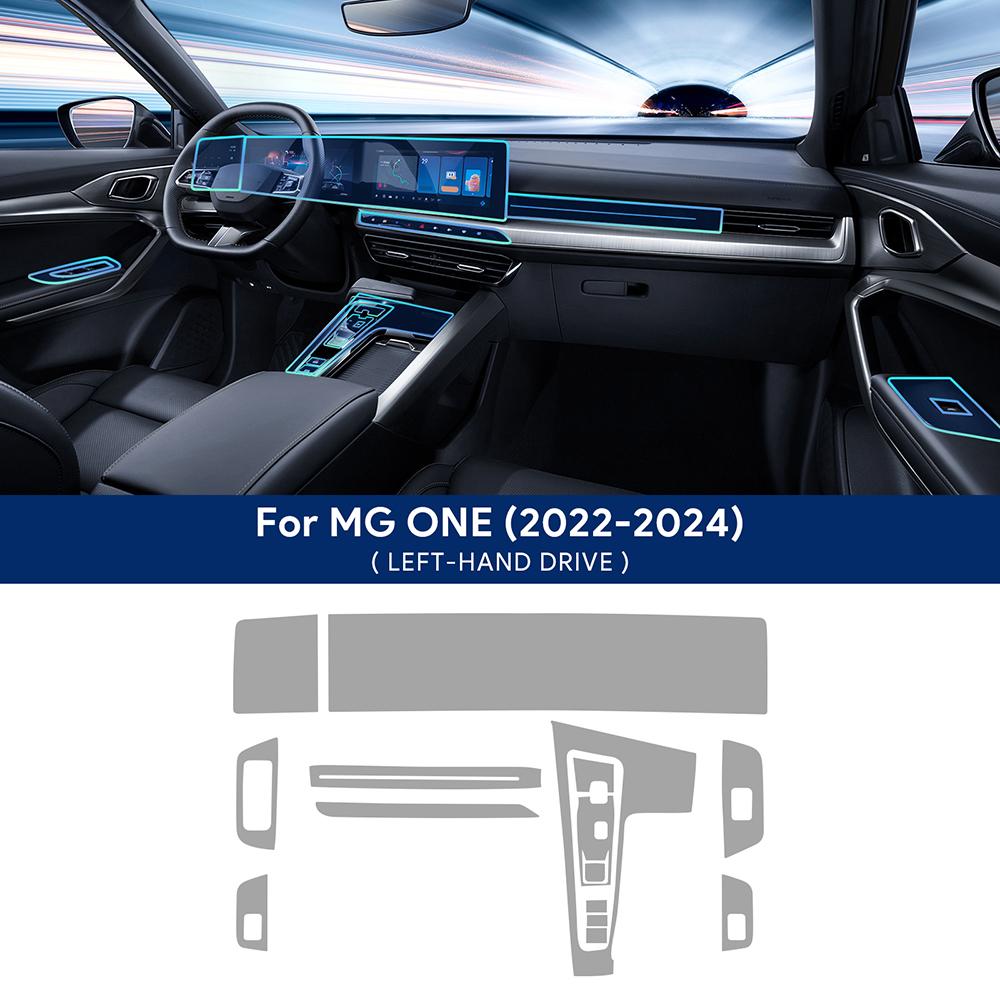 

For MG ONE 2024 Car Center Console Media Dashboard Navigation TPU Anti-scratch Protector Film Interior Accessories for MG ONE 22-24