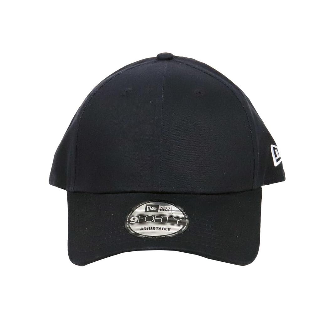 [New Era] Plain Cap NewEra 9FORTY 99HeadwearShop Sticker Included Men's Women's Baseball Cap Hat Side Logo Navy Blue [Used]